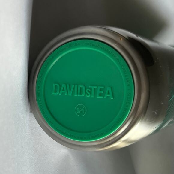 DAVIDsTEA Tea Press Double-Walled Stainless Steel Travel Mug for Loose Tea - Picture 14 of 15